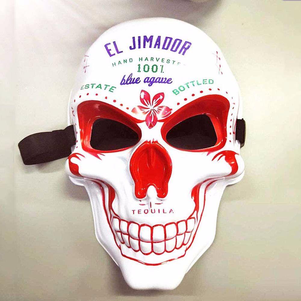 EL Dedicated Headwear Mask Skull Ghost Party Props Horror Mask Party Mask Props Cosplay Mask