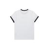 Fila Letter Logo Printed Round Neck Short Sleeve T-Shirt Women T-Shirt White FS2RSD2151F-OWH