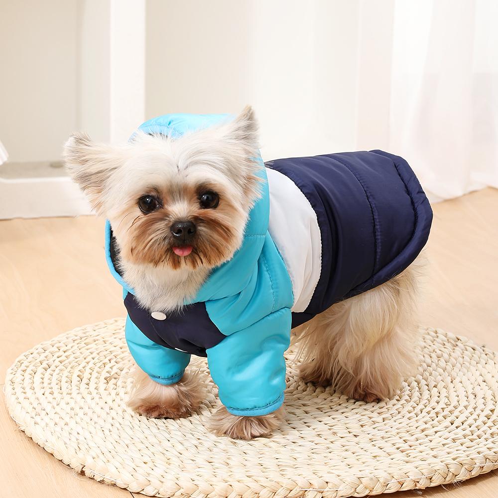 Зимняя теплая одежда для собак, толстовки с капюшоном для щенков, куртка, жилет для маленьких и средних собак, ветрозащитное пальто для чихуахуа, французский бульдог, костюм для домашних животных