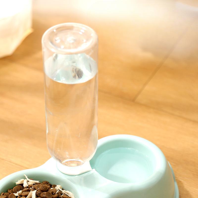 Миска для кошек, миска для собак, нескользящая миска для питьевой воды для кошек, кормушка для домашних животных, двойная миска, автоматическая миска для домашних животных, товары для животных