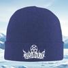 Symbolblack metal style design Knitted Hat Unisex Women Unisex Beanie Pullover Cap Winter Thermal Warm Christmas Outdoor Cycling H