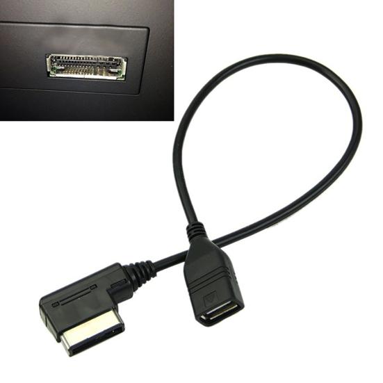Автомобильный музыкальный интерфейс для AMI MMI AUX-USB-адаптер, кабель-адаптер, флэш-накопитель для Au-di