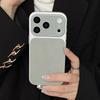 Деловой Чехол с Текстурой Кожи Ударопрочный Однотонный Для iPhone 17 16 15 14 13 12 11 17Pro Max Оригинальный Защитный Экологичный Чехол
