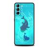 Чехол для телефона 'Плавающий китовый акула в океане' для Samsung Galaxy S25 S24 S23 S22 Ultra S20 S21 FE 5G S10 S9 Plus S10E Мягкая крышка из ТПУ