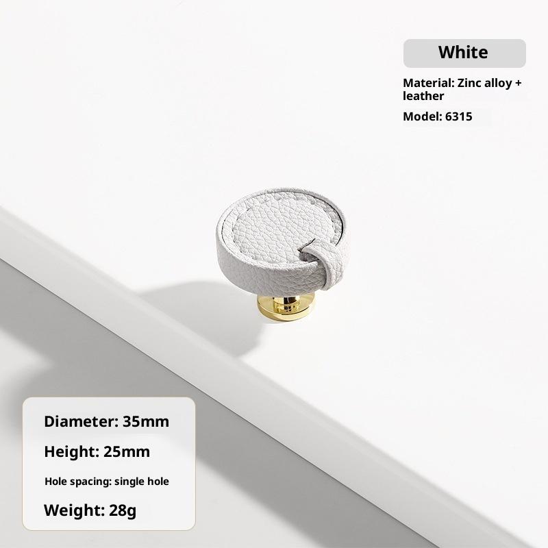 Ручки и ручки для обувного шкафа из цинкового сплава с кожаной ручкой, кухонные ручки для дверей шкафа, ручки для ящиков, мебельная фурнитура