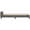 Bed Frame without Mattress Dark Grey 80 x 200 cm Velvet