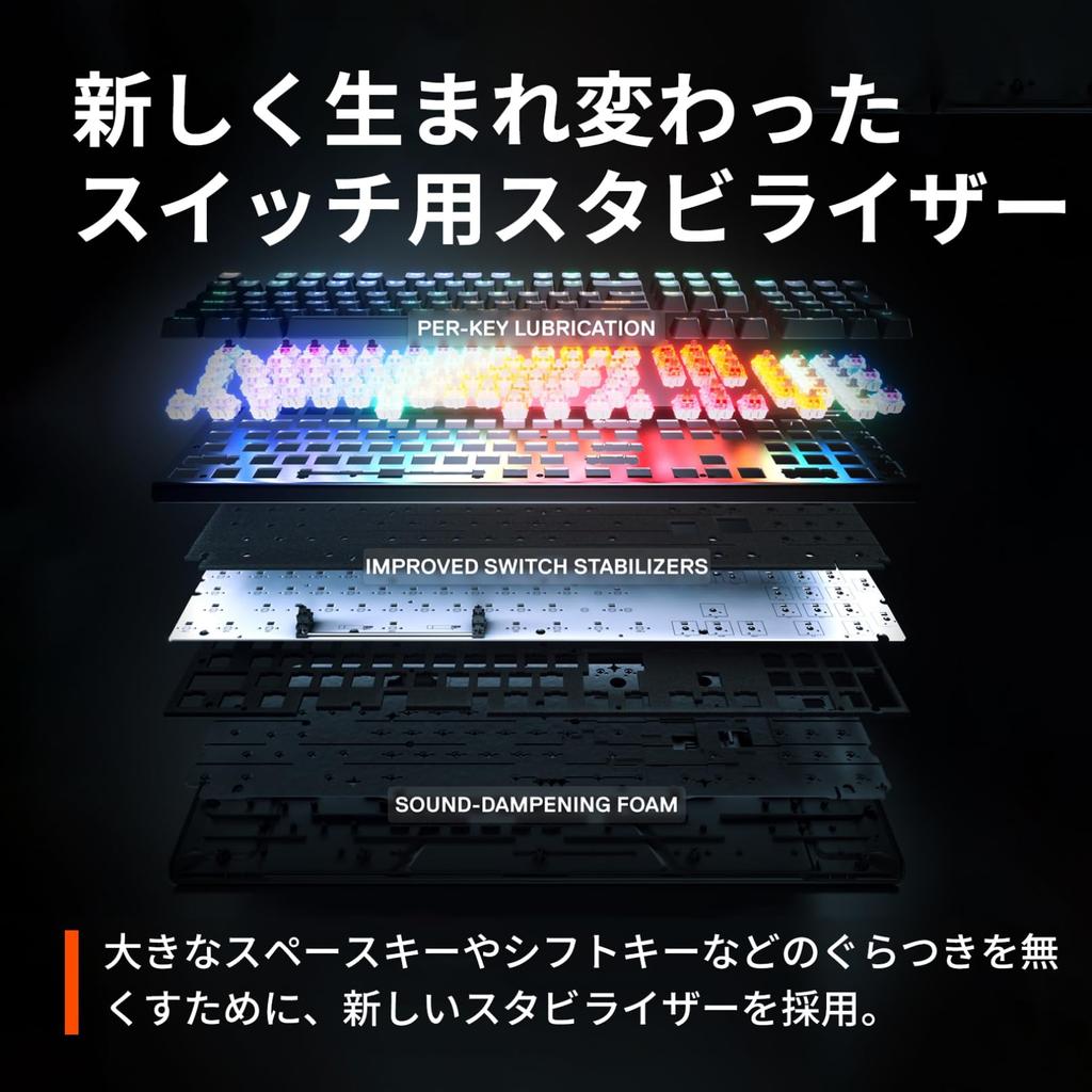 SteelSeries Rapid Tap Rapid Trigger Gaming Keyboard Tenkeyless Wireless English Layout Soundproof Design Magnetic Hall Effect Sensor OmniPoint Switch
