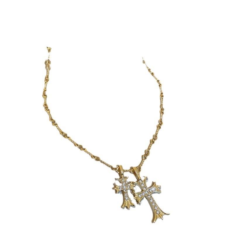 Элегантное длинное ожерелье с крестом для женщин, изготовленное из высококачественного сплава, с модным дизайном для лета 2024