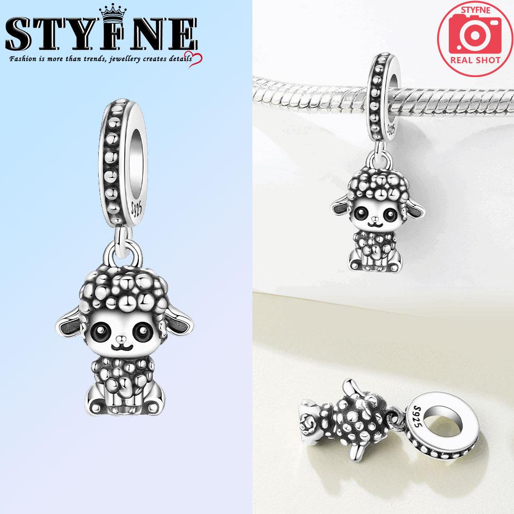 Медь Милый Ягненок Корова Медведь Мышь Лиса Коала Шармы Бусины Подвеска Для Оригинального Браслета Женщина Девушка Ювелирные Изделия