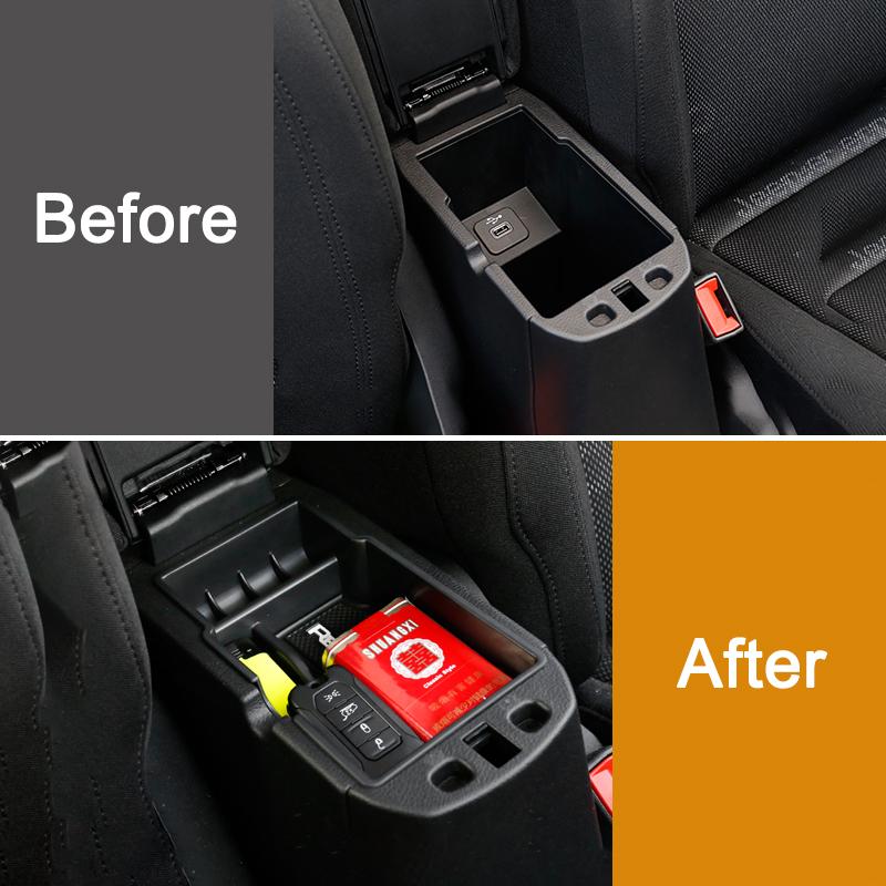 For Jeep Renegade BU 2015 2016 2017 2018 2024 2025 Car Central Armrest Box Storage Tray Accessories