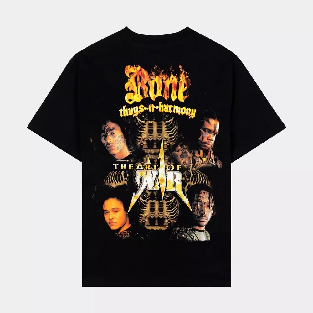 Футболка Bone Thugs N Harmony Art Of War Унисекс Хлопковая футболка Для фаната S-234XL Унисекс Футболка
