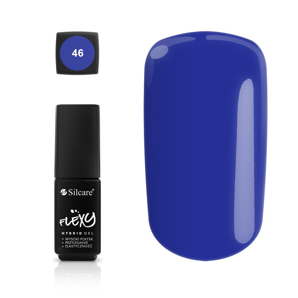 Flexy Gel Nail Polish by Silcare, Shade 46, Professional Grade, 4.5g Long-Lasting Formula
