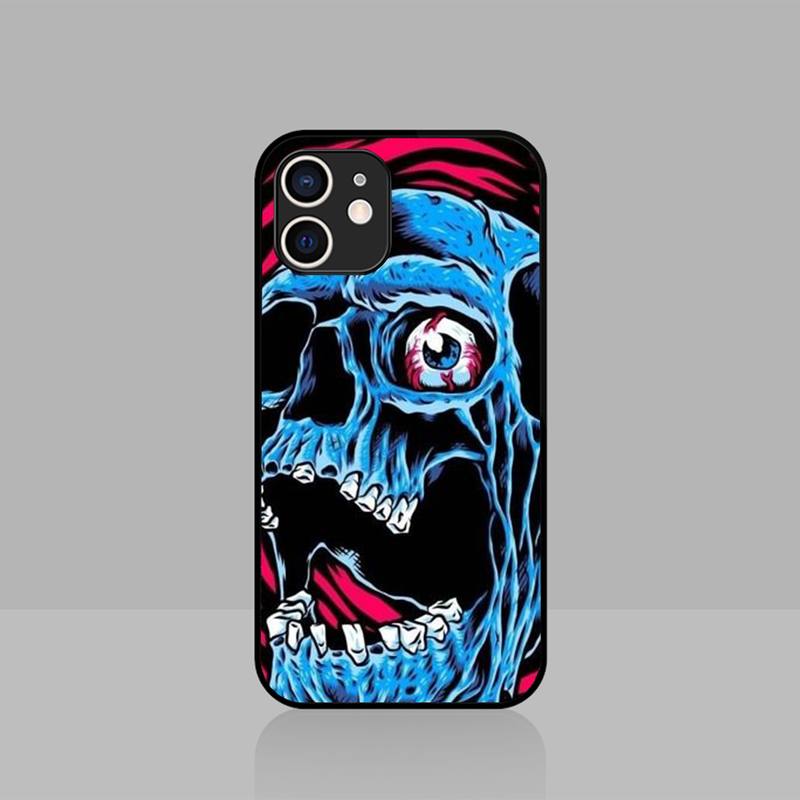 Крутой чехол для телефона со скелетом и черепом для Iphone 7 8 Plus X Xr Xs 11 12 13 Se2020 Mini Mobile Iphone 14 Pro Max Чехол
