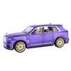 1/24 Rolls Royce Cullinan Black Badge Модель из сплава Игрушка Литые Металлическое литье Звук и свет Игрушки-машинки Транспортное средство
