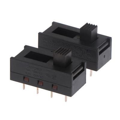 2 шт. Dse-2310 Остроконечные контакты 8 выводов 3 положения 10A250V Тумблер Черный ползунковый переключатель Переключатель для фена