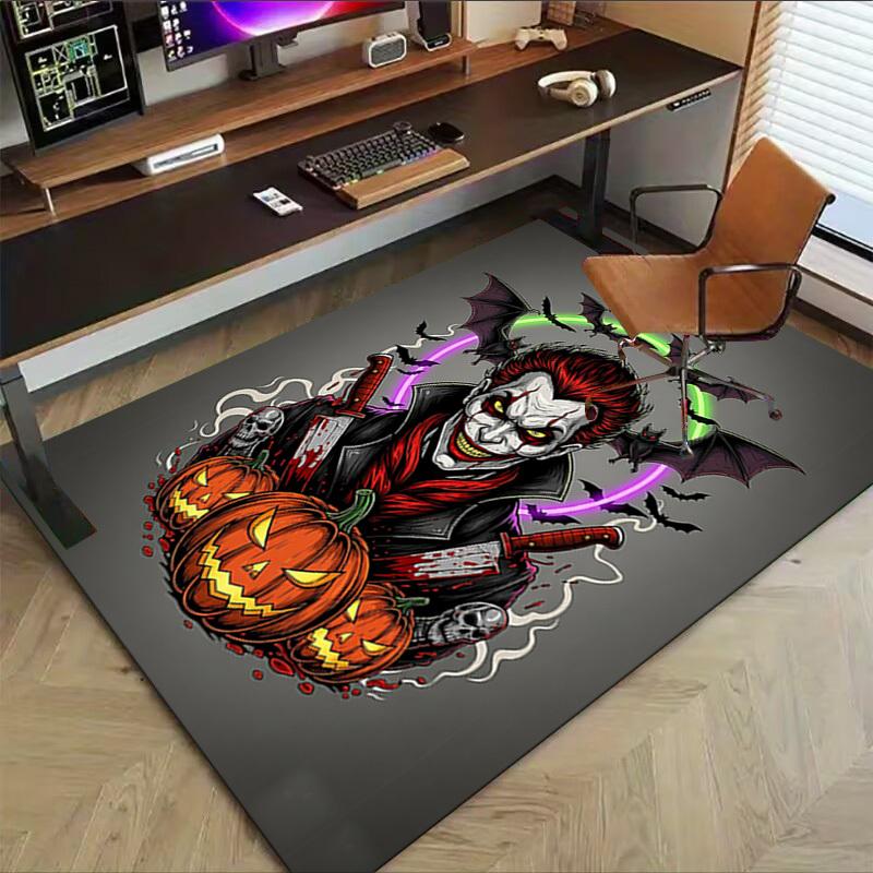 1PC Halloween Vampire Extra Large Non Slip Floor carpet, Office, family, bedroom, Studio Large Area Rug Indoor Rugs