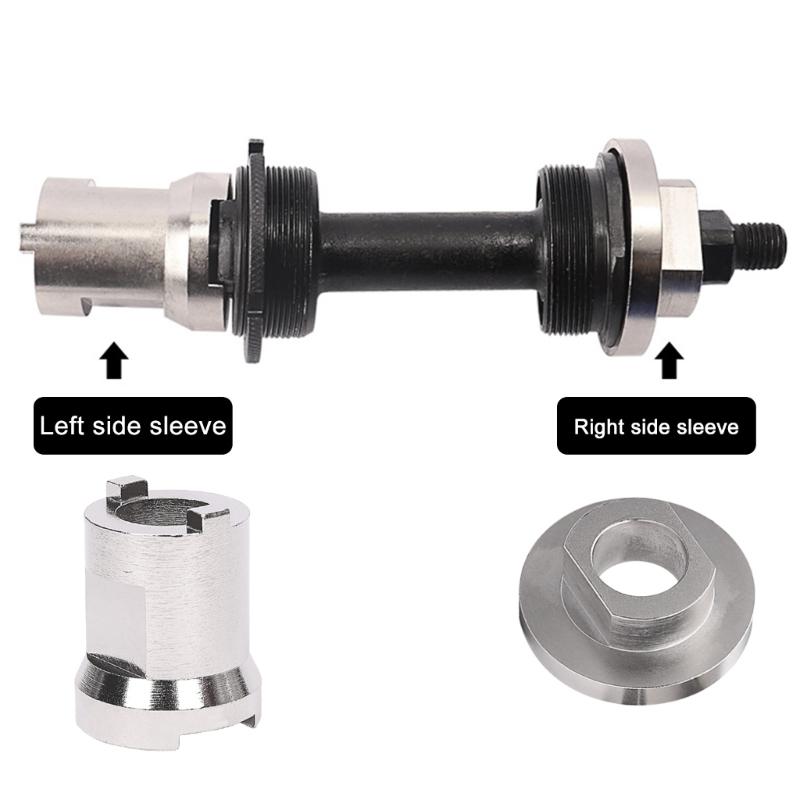 Инструмент для снятия каретки горного велосипеда для центральных валов велосипедов, стальной инструмент для нижних осей велосипедов, съемник шатунов велосипеда