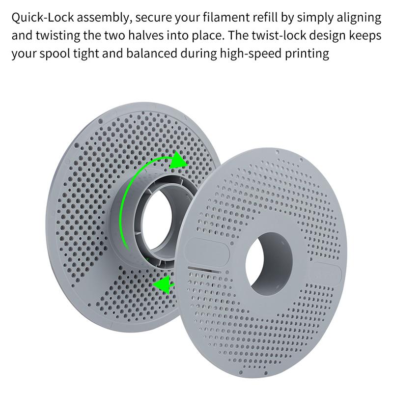 For Bambu Lab 3D Printer High Temperature Material Rack Reusable Spool Filament Compatibility Reusable Spool Ams Filament Refill