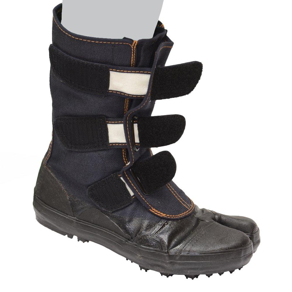 Резиновые ботинки с шипами для лесозаготовительных работ Sokaido, Молодые листья, Черный, I-98, Размер 29.0см