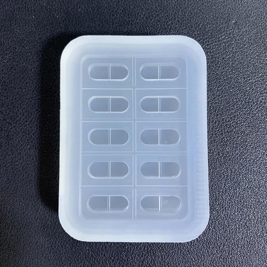 Персонализированные формы для таблеток, капсул, формы для изготовления лекарств, многоразовые силиконовые формы для литья, универсальные формы для таблеток лекарств