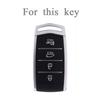 4 Buttons TPU Car Smart Key Case Cover for HYUNDAI 2020 Genesis G70 G80 EQ900 G90 Auto Key Fob Shell Protector Accessories