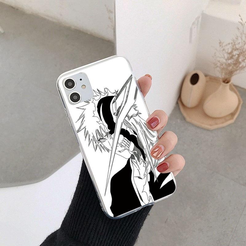 Чехол для телефона с изображением аниме «Блич» для iPhone SE 2020 SE3 2022 13 12 Mini 11 Pro 7 8 5 6 6S Plus X XR XS Max, силиконовый прозрачный чехол из ТПУ