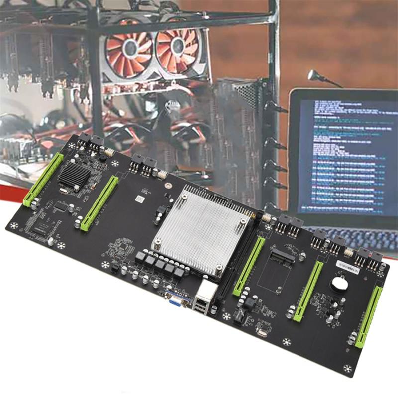 Материнская плата для майнинга ETH79-X5B, поддерживает все видеокарты, большой интервал 80 мм, память ddr3, SATA с интерфейсом VGA