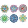 6Pcs DIY Diamond Painting Fridge Magnets Crystal Sparkling Diamond Magnets Set Diamond Painting Magnets Kit for Art Crafts Gift