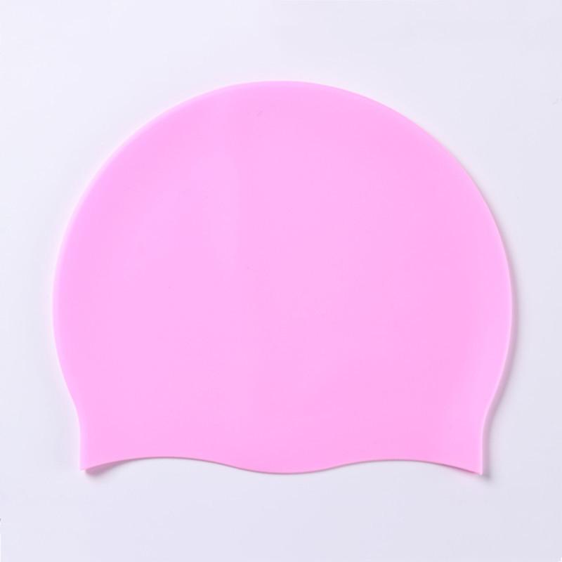 Силиконовая шапочка для плавания для мужчин и женщин, водонепроницаемая цветная спортивная высокоэластичная шапочка для плавания в бассейне для взрослых, шапка для дайвинга