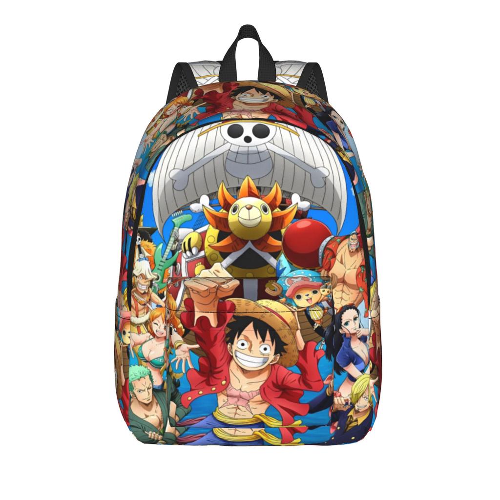 Рюкзак One Piece со всеми логотипами для мужчин и женщин, модный, для студентов, для работы, сумка через плечо для ноутбука One Piece, спортивный
