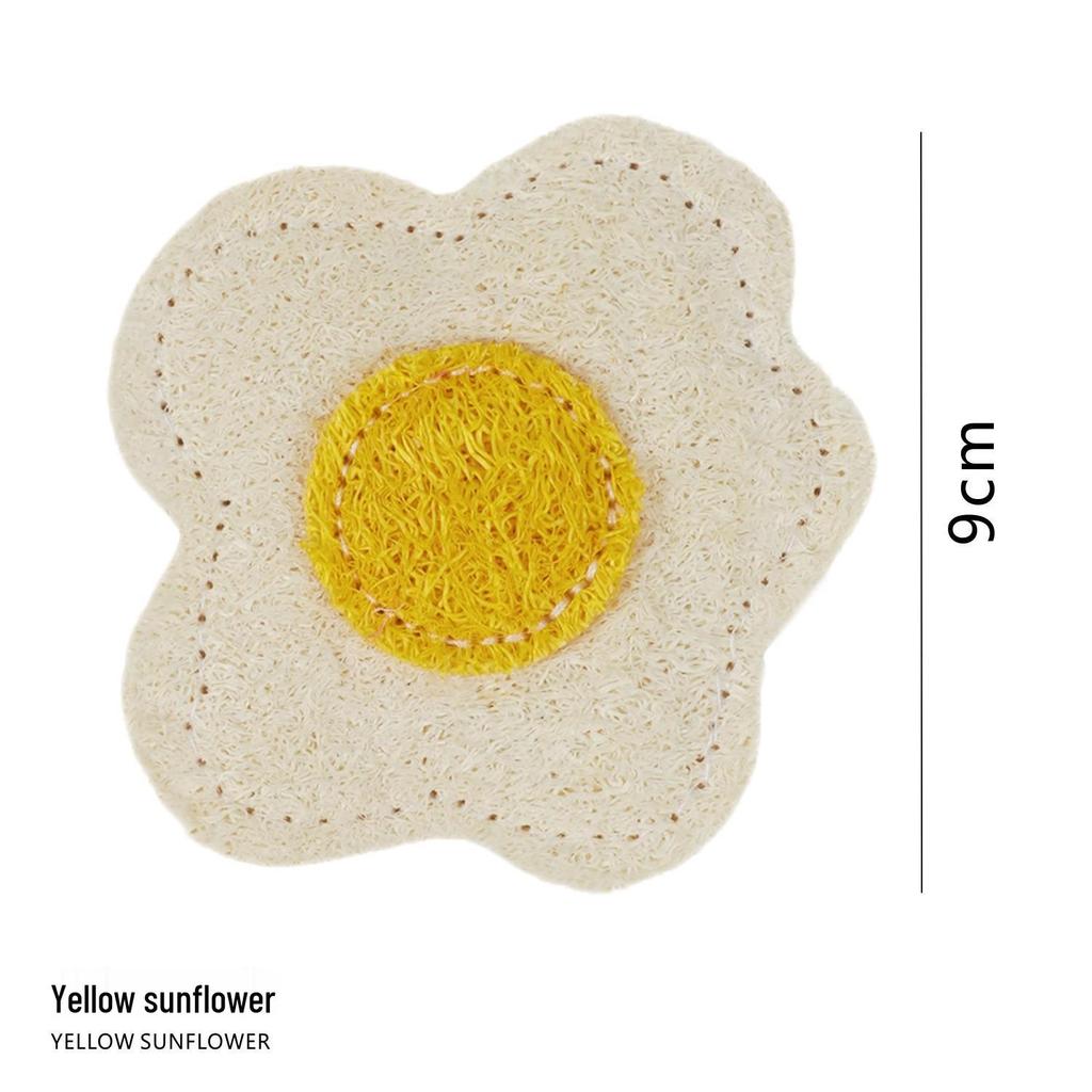 Loofah Catnip Teaser Stick: Self-Entertainment & Teeth Grinding Toy for Cats