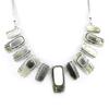 [H4724] - Gray 'Acapulco' Designer Necklace