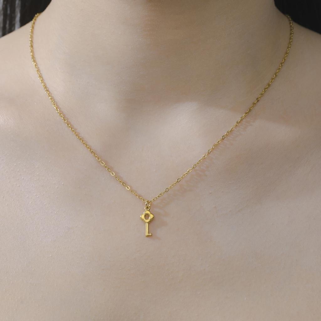 Cazador Cute Bowknot Heart Wings Pendant Necklace for Women Stainless Steel Necklace Jewelry Trendy Birthday Gifts 2026