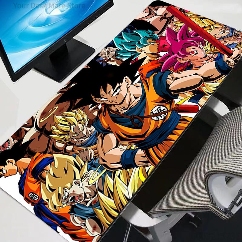 Dragon Ball Z Mouse Pad Gamer PC Computer Large XXL Desk mat Keyboard Anime Gaming Accessories Mousepad DBZ Anime Carpet