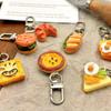 Bag Pendant Simulation Food Keychain Car Keychains Burger Keychain Food Series Pendant  Couple