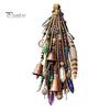 Handcrafted Witchy Spirit Accessories Witch Door Bell Decoration, Boho Sun Catchers, Retro Wind Chime, Pentagram Star Moon Handmade Feather