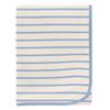 KICKEE Special Receiving Blanket (Pond Stripe) for Swaddles, Summer Swaddles, Newborn Swaddles, Baby Blankets, Blankies, Baby Blankets