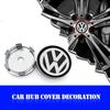 Для Volkswagen VW 4 шт. 56/60 мм Автомобильный значок Колпачки ступицы колеса Дисковые колпаки Автоаксессуары Для Volkswagen Golf-5 6 7 Jetta Lavida