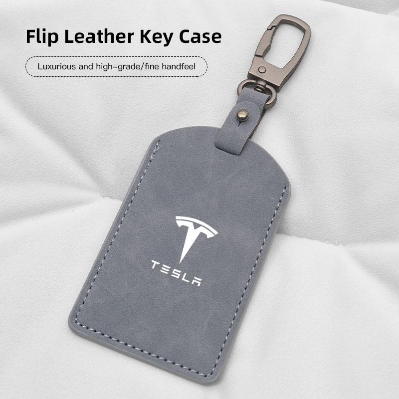 AEQTV1 Car Card Key Cover NFC Sensing Keys Bag Accessories For Tesla Model 3 Model S Model X Model Y Cybertruck Roadster SpaceX