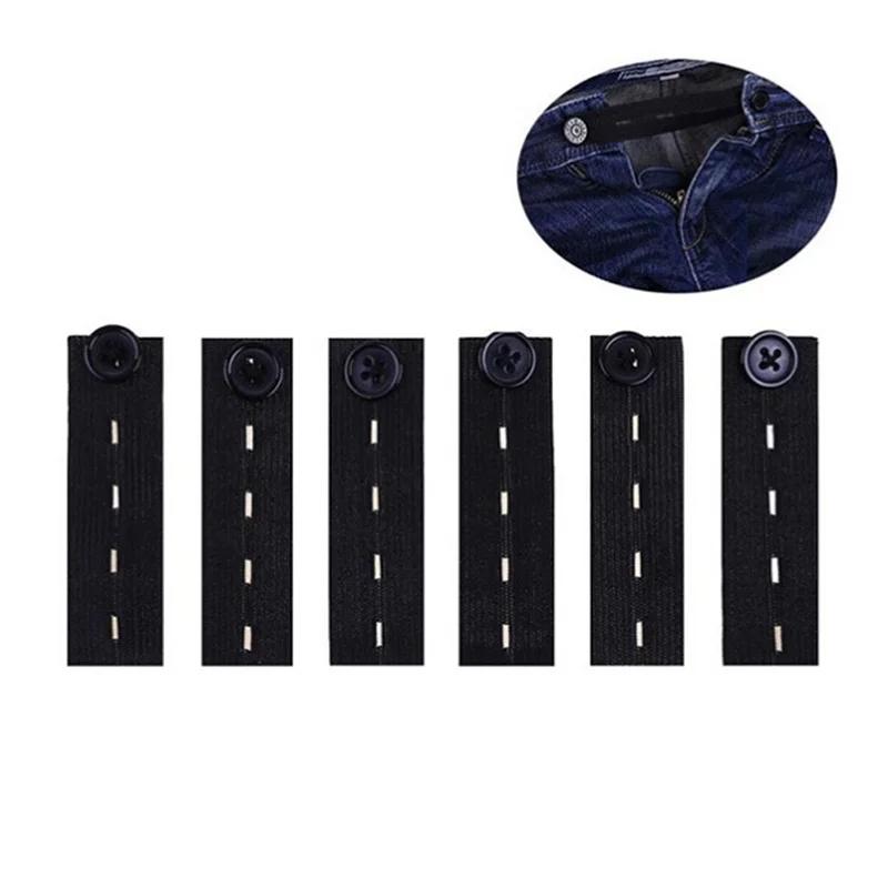 1/2/3Pcs Pant Extender Belt Unisex Waist Band Tight Trousers Jeans Skirts Maternity Button Hooks Garment DIY Sewing Supplies