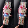 Car Seat Belt Shoulder Protector Cute Hello Kitty Cartoon Doll Girl's Car Interior Decoration Protective Cover