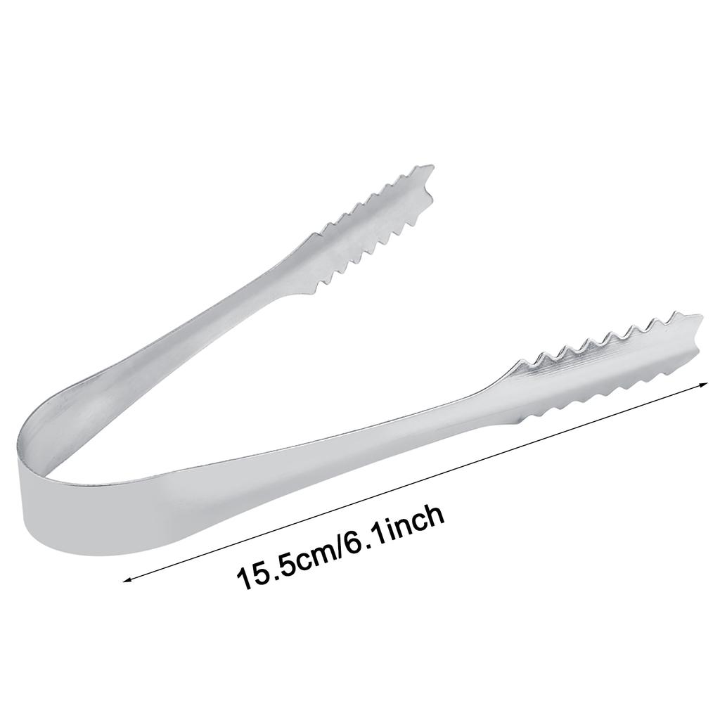 5 x щипцов для льда, свадебный конфетный фуршет, домашний кухонный набор из нержавеющей стали, новый (5 щипцов для льда)