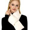 Windproof Winter Mouth Loan Scarf Warm Down Cotton Scarf Cross Ring Scarves  Outdoor Sports