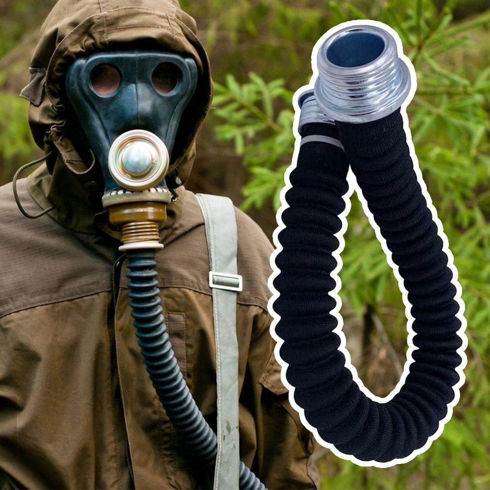 0,5 м/1 м, соединительная труба для противогаза, черный респиратор, трубка для дыхательных путей, инструмент, резиновый шланг, универсальный