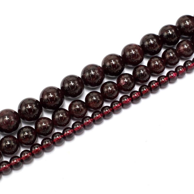 Красный гранат, натуральные свободные бусины, натуральные камни, бусины-разделители, подходят для DIY, подвески, браслет, ожерелье, аксессуары для ювелирных изделий