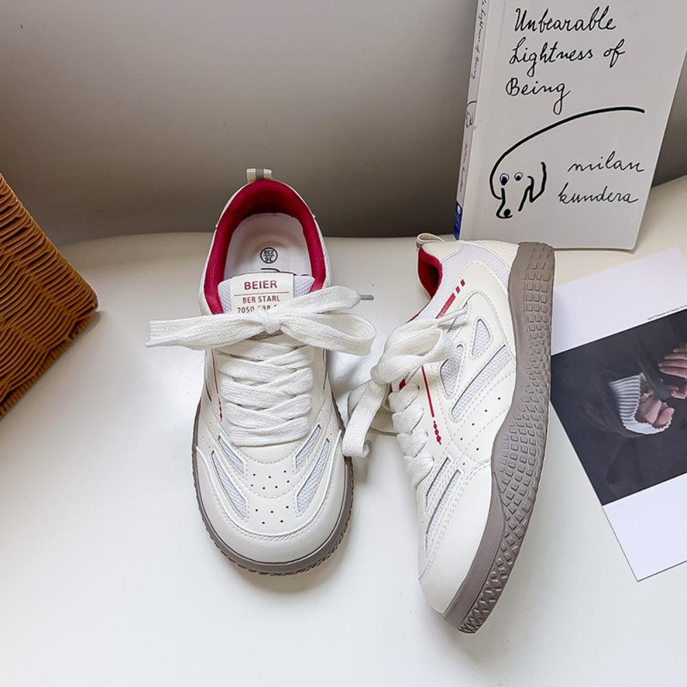 Женская повседневная спортивная обувь Новые универсальные кроссовки с сеткой Дышащая повседневная женская обувь Розовые кроссовки для женщин