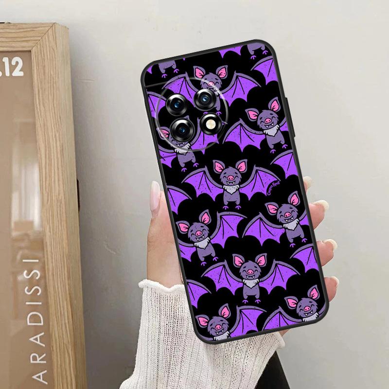 Halloween Vampire Bats Case For OnePlus 11 12 9 10 Pro 9R 10R 10T 12R OnePlus Nord N30 N20 N10 CE 4 2 3 Lite Cover