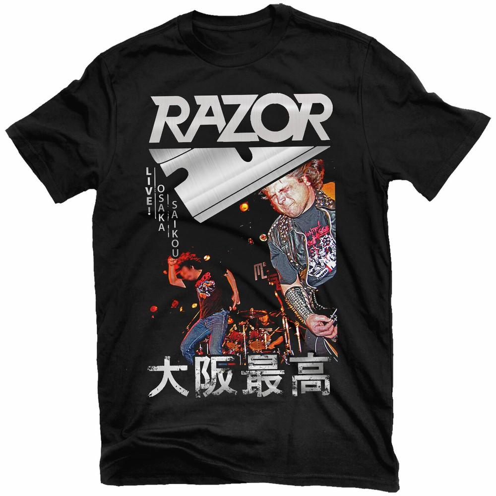БРИТВА Live! Футболка Osaka Saikou НОВАЯ! Унисекс футболка Relapse Records TS4639