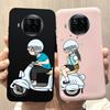Чехол для Xiaomi Mi 10T Lite Милый Мультяшный Кот Расписной ТПУ Силиконовая Задняя Крышка Для Xiaomi Mi 10T Lite 5G 10Tlite Чехол для Телефона Funda