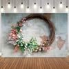 Wedding Party Photography Backdrop Flower Scenes Floral Bridal Shower Engaged Ceremony Party Decor Banner Photo Background Props15
